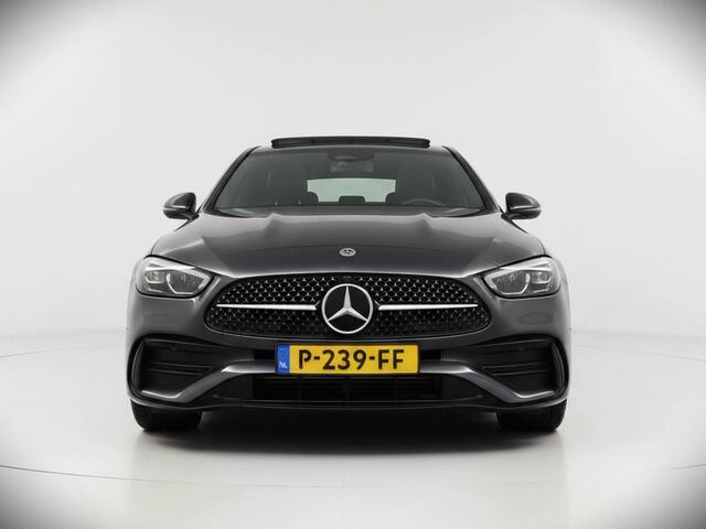 Mercedes-Benz C-KLASSE 200 Launch Edition AMG Line, Orig.NL - 1e Eig. | Pano | Apple Car Play | Leer | DAB+ - RIJKLAAR + BOVAG GARANTIE