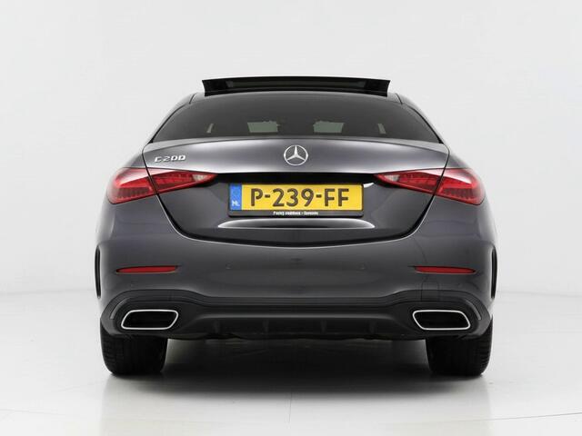 Mercedes-Benz C-KLASSE 200 Launch Edition AMG Line, Orig.NL - 1e Eig. | Pano | Apple Car Play | Leer | DAB+ - RIJKLAAR + BOVAG GARANTIE
