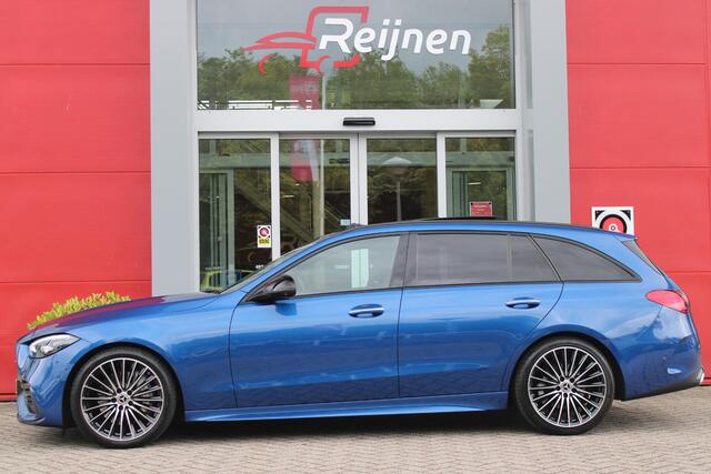 Mercedes-Benz C-KLASSE Estate 200 218PK Launch Edition AMG Line | PANORAMISCH SCHUIF/KANTELDAK | LASER KOPLAMPEN | SFEERVERLICHTING | ELEKTRISCH VERSTELBARE VOORSTOELEN MET GEHEUGEN OP BEIDE STOELEN | STOELVERWARMING | ELEKTRISCHE STUURVERSTELLING MET GEHEUGEN | 19'' MULTISPAAK