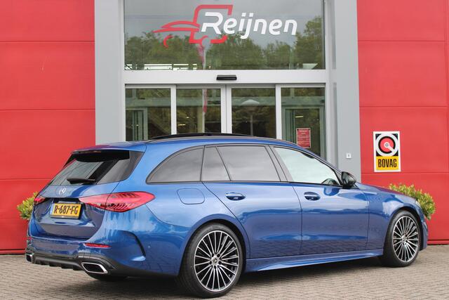 Mercedes-Benz C-KLASSE Estate 200 218PK Launch Edition AMG Line | PANORAMISCH SCHUIF/KANTELDAK | LASER KOPLAMPEN | SFEERVERLICHTING | ELEKTRISCH VERSTELBARE VOORSTOELEN MET GEHEUGEN OP BEIDE STOELEN | STOELVERWARMING | ELEKTRISCHE STUURVERSTELLING MET GEHEUGEN | 19'' MULTISPAAK