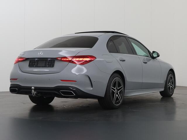 Mercedes-Benz C-KLASSE 300e Business Solution AMG | Trekhaak | Burmester | 360° camera | Panoramaschuifdak | Nightpakket | Stoelverwarming voor |