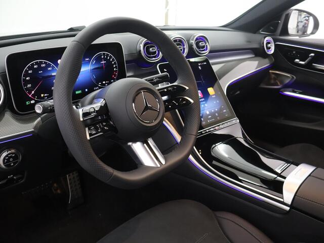 Mercedes-Benz C-KLASSE 300e Business Solution AMG | Trekhaak | Burmester | 360° camera | Panoramaschuifdak | Nightpakket | Stoelverwarming voor |