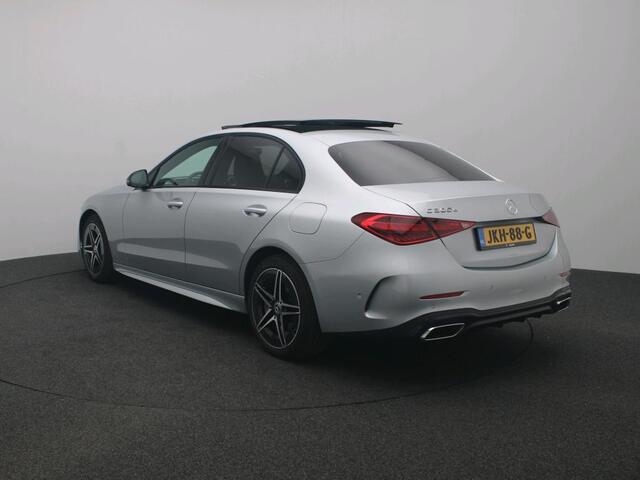 Mercedes-Benz C-KLASSE 300 e Business Solution AMG AMG Line | Panorama Schuif-Kanteldak | Distronic | Alarm | Parkeerpakket met 360°-camera | Memory voorstoelen. Inclusief 24 maanden MB Certified garantie voor Europa.