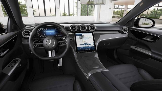 Mercedes-Benz C-KLASSE Estate 300 e AMG Line | Night | Panoramadak | Sfeerverlichting | Alarm | Stoelverwarming | Achteruitrijcamera |