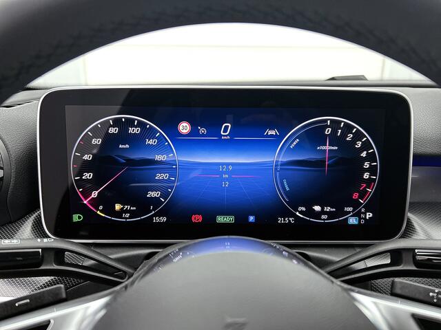 Mercedes-Benz C-KLASSE 300 e Business Solution | Trekhaak | Warmtewerend, donkergetint glas | GUARD 360° Plus | Smartphone-integratie | Sierdelen diamantpatroon zilvergrijs | Stoelverwarming |