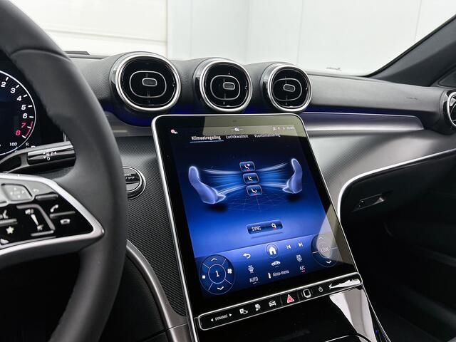 Mercedes-Benz C-KLASSE 300 e Business Solution | Trekhaak | Warmtewerend, donkergetint glas | GUARD 360° Plus | Smartphone-integratie | Sierdelen diamantpatroon zilvergrijs | Stoelverwarming |