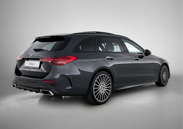 Mercedes-Benz C-KLASSE 300 e 140 Years Edition | Comfortpakket Plus | Winterpakket | Parkeerpakket met 360°-camera | Panoramaschuifdak | DISTRONIC | 19" multispaaks lichtmetalen AMG-velgen | GUARD 360° Plus | Warmtewerend, donkergetint glas |