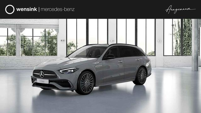 Mercedes-Benz C-KLASSE Estate 300e 140 Years Edition | Panoramaschuifdak | Trekhaak | Comfortpakket | 360 Camera | AMG-line | Nightpakket |