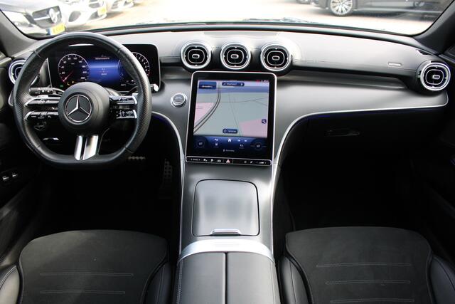 Mercedes-Benz C-KLASSE Estate 300e AMG Line NIGHT PAKKET DISTRONIC SFEER CARPLAY CAMERA MULTIBEAM 19''