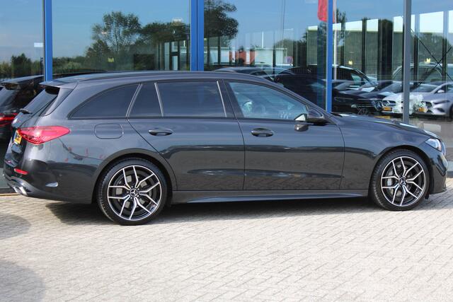 Mercedes-Benz C-KLASSE Estate 300e AMG Line NIGHT PAKKET DISTRONIC SFEER CARPLAY CAMERA MULTIBEAM 19''