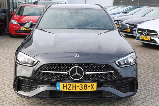 Mercedes-Benz C-KLASSE Estate 300e AMG Line NIGHT PAKKET DISTRONIC SFEER CARPLAY CAMERA MULTIBEAM 19''