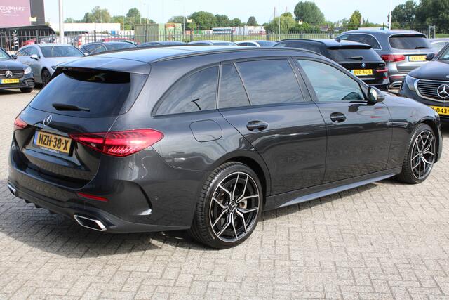 Mercedes-Benz C-KLASSE Estate 300e AMG Line NIGHT PAKKET DISTRONIC SFEER CARPLAY CAMERA MULTIBEAM 19''