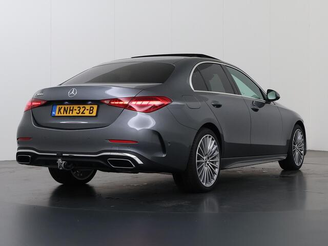 Mercedes-Benz C-KLASSE 300e Business Solution AMG | Matrix Led | Panoramaschuifdak | Burmester | Stoelverwarming | Dodehoekassistent |