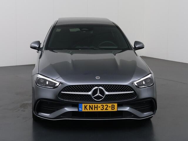 Mercedes-Benz C-KLASSE 300e Business Solution AMG | Matrix Led | Panoramaschuifdak | Burmester | Stoelverwarming | Dodehoekassistent |