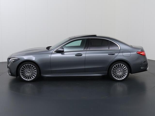 Mercedes-Benz C-KLASSE 300e Business Solution AMG | Matrix Led | Panoramaschuifdak | Burmester | Stoelverwarming | Dodehoekassistent |