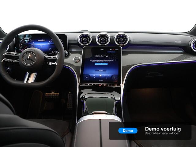 Mercedes-Benz C-KLASSE 300e Business Solution AMG | Matrix Led | Panoramaschuifdak | Burmester | Stoelverwarming | Dodehoekassistent |