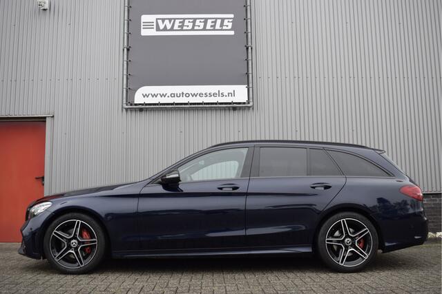 Mercedes-Benz C-KLASSE Estate 180 Business Solution AMG Burmeister, Camera, Stoelverwarming, Elek. achterklep, Leder