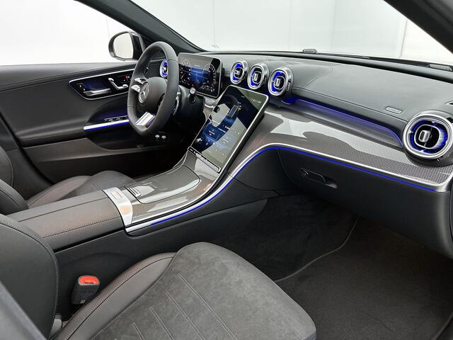 Mercedes-Benz C-KLASSE Estate 300 e 140 Years Edition | Comfortpakket Plus | Nightpakket | Parkeerpakket | Middenconsole metaalstructuur | Panoramaschuifdak | 19" multispaaks lichtmetalen AMG-velgen | 360° camera |