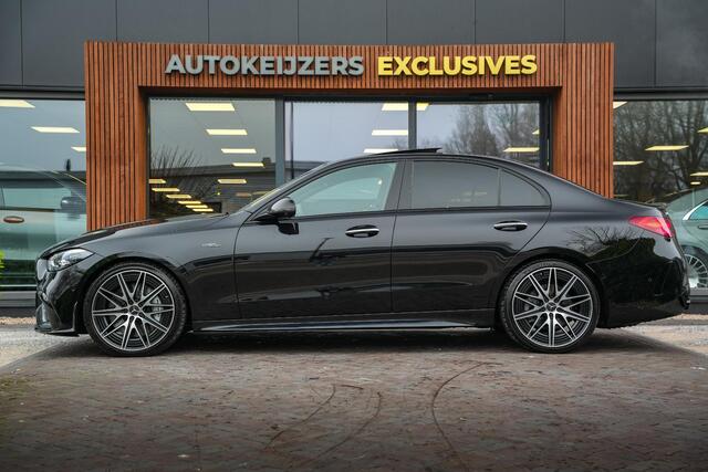 Mercedes-Benz C-KLASSE AMG 43 4MATIC Panoramadak Burmester Adapt. Cruise Ambient HeadUp Nieuwe Model!