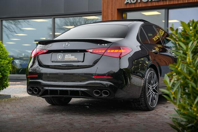 Mercedes-Benz C-KLASSE AMG 43 4MATIC Panoramadak Burmester Adapt. Cruise Ambient HeadUp Nieuwe Model!