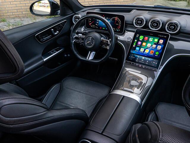 Mercedes-Benz C-KLASSE Estate 300 e AMG Line PANO HUD MEMORY STOELEN LEDER STOELVERW EN KOEL BOMVOL!!