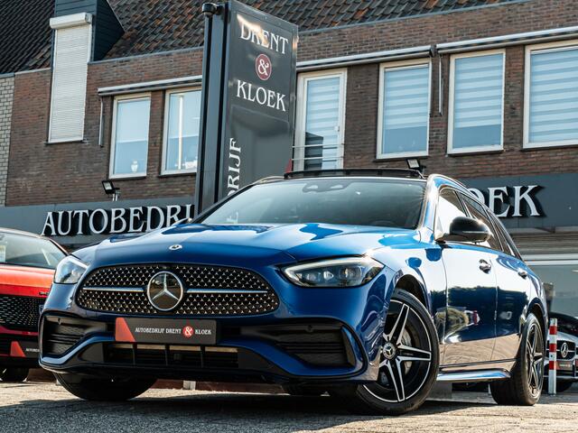 Mercedes-Benz C-KLASSE Estate 300 e AMG Line PANO HUD MEMORY STOELEN LEDER STOELVERW EN KOEL BOMVOL!!