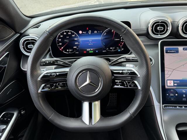 Mercedes-Benz C-KLASSE Estate 300 e AMG Line 18"/Panoramadak/Trekhaak/LED/Stoelverwarming/Sfeerverlichting/Elektrische klep/Apple Carplay & Android Auto
