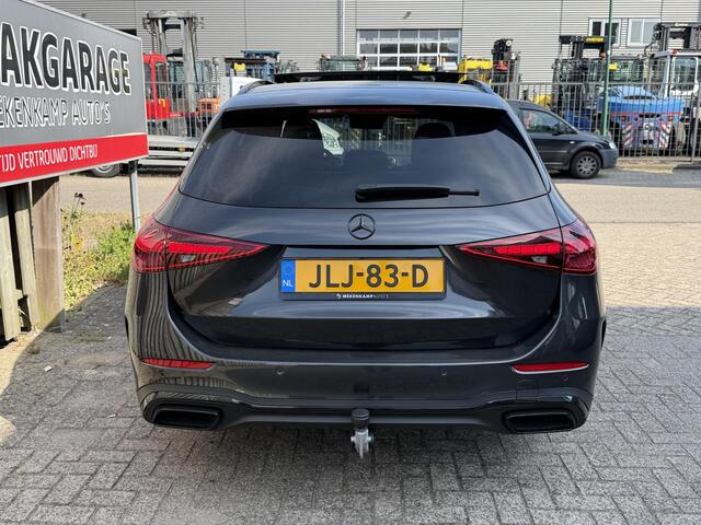 Mercedes-Benz C-KLASSE Estate 300 e AMG Line 18"/Panoramadak/Trekhaak/LED/Stoelverwarming/Sfeerverlichting/Elektrische klep/Apple Carplay & Android Auto