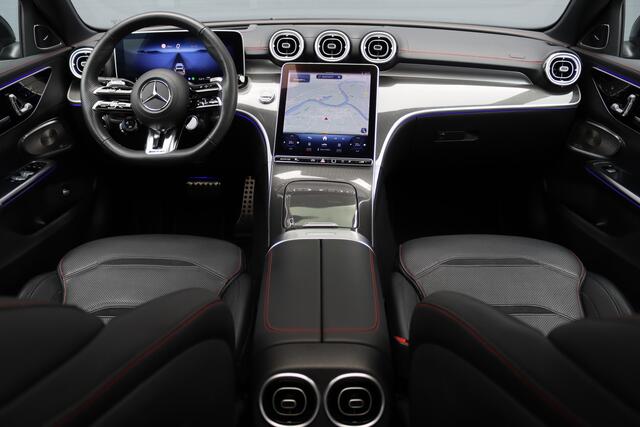 Mercedes-Benz C-KLASSE Estate AMG 43 4MATIC Premium+ | Distronic+ | AMG Drivers Package | Achterasbesturing | Sterrenhemel | Schakelbare Uitlaat | Panoramadak | Burmester | Memory | HUD |