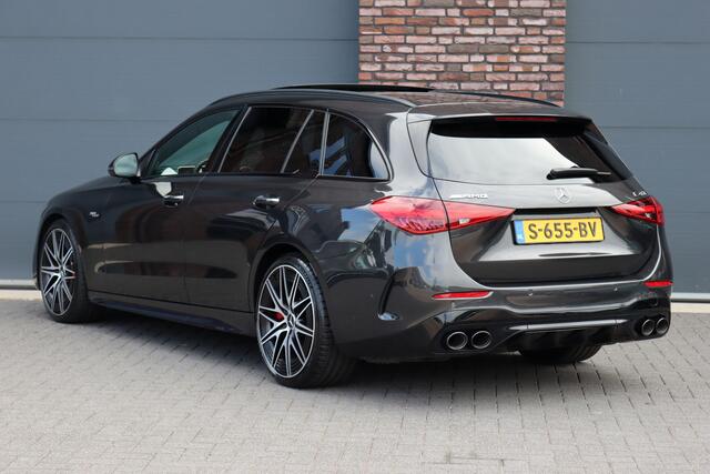 Mercedes-Benz C-KLASSE Estate AMG 43 4MATIC Premium+ | Distronic+ | AMG Drivers Package | Achterasbesturing | Sterrenhemel | Schakelbare Uitlaat | Panoramadak | Burmester | Memory | HUD |
