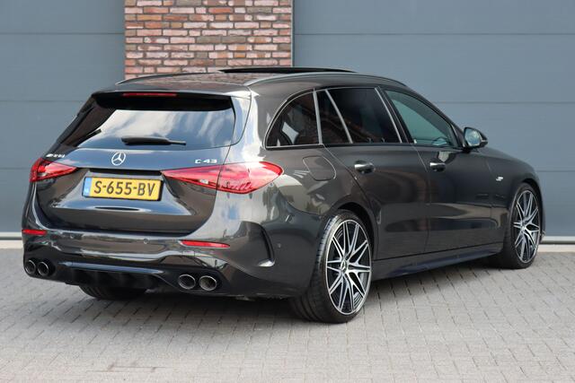 Mercedes-Benz C-KLASSE Estate AMG 43 4MATIC Premium+ | Distronic+ | AMG Drivers Package | Achterasbesturing | Sterrenhemel | Schakelbare Uitlaat | Panoramadak | Burmester | Memory | HUD |