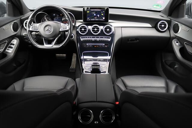 Mercedes-Benz C-KLASSE Estate 180 AMG Sport Edition | Dealer onderhouden | Zonnerollo's | Navigatie | Stoelverwarming | Leder | Cruise Control |