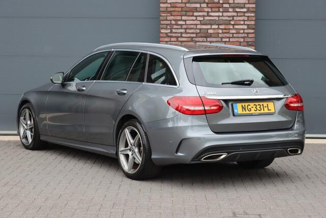 Mercedes-Benz C-KLASSE Estate 180 AMG Sport Edition | Dealer onderhouden | Zonnerollo's | Navigatie | Stoelverwarming | Leder | Cruise Control |