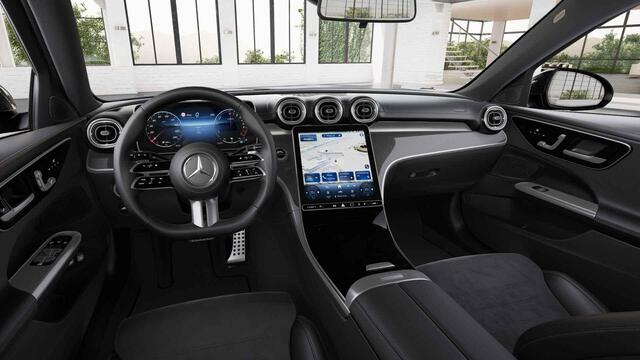 Mercedes-Benz C-KLASSE Estate 300e 140 Years Edition | Panoramaschuifdak | Comfort-Pakket | Winterpakket | AMG-line | 360 Camera |