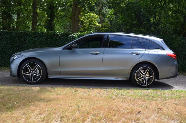 Mercedes-Benz C-KLASSE Estate 300 e AMG Line Automaat/Navi/Pdc/Ecc/360°-Camera/digitale dashboard/Stoelverwarming/Half-leer/Led/18-Inch Lmv
