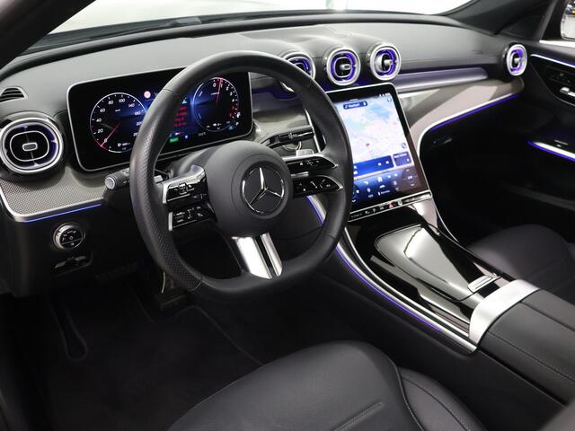 Mercedes-Benz C-KLASSE 300 de Business Solution AMG | Night | Panoramadak | Memory | Digital Light | Sfeerverlichting | Stoelverwarming | Multispaaks lichtmetalen velgen |