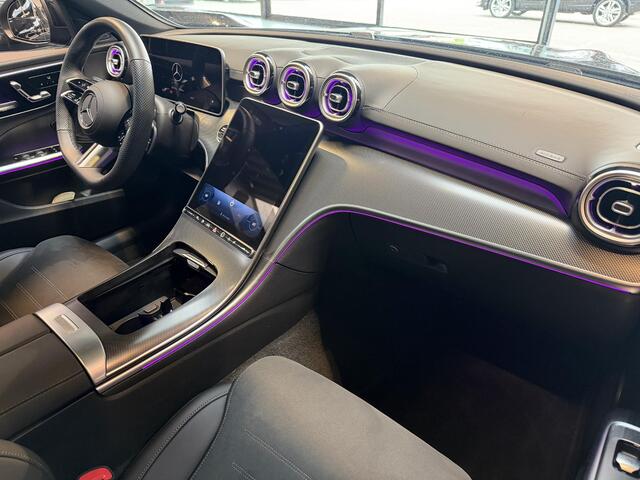 Mercedes-Benz C-KLASSE 300 e Business Solution Luxury PANORAMADAK | BURMESTER | DODEHOEK DETECTIE | CRUISE CONTROL | 360-CAMERA | SFEERVERLICHTING | ELEKTRISCHE STOELEN | STOELVERWARMING | NAVIGATIE