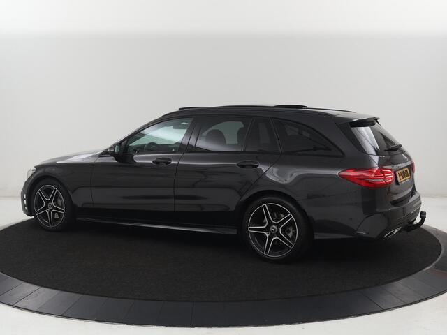 Mercedes-Benz C-KLASSE Estate 180 Business Solution AMG | Panoramadak | Trekhaak | Leder/alcantara | Stoelverwarming | Virtual dashboard | Camera | Park assist | Carplay | Full LED