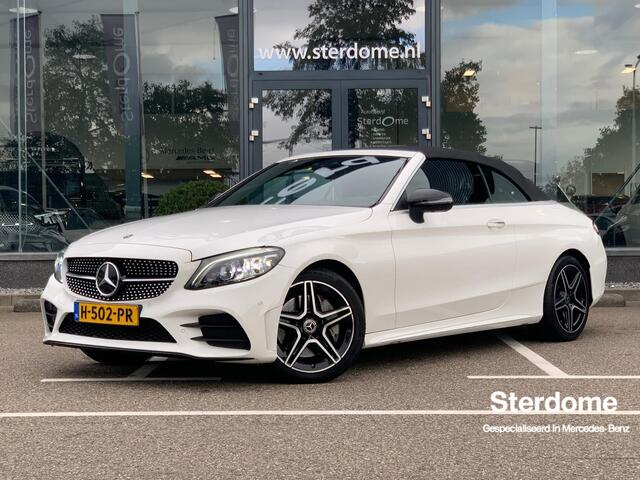 Mercedes-Benz C-KLASSE Cabrio 300 Premium AMG Plus Pack l 259 PK l Memory pakket l MULTIBEAM LED l Aircap & Airscarf l MBUX l Head Up l 360 gr Camera l BURMESTER l Stoelverwarming l Sfeerverlichting l Alarm 3 l Tempomaat l Nightpakket l Spiegel pakket l Nederlands geleverd l De