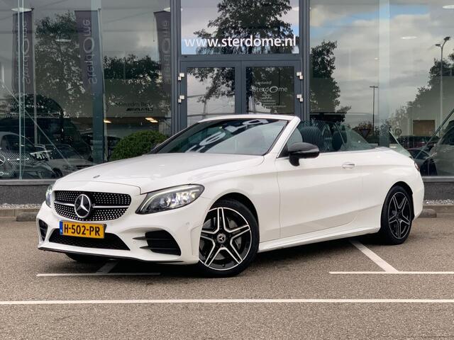 Mercedes-Benz C-KLASSE Cabrio 300 Premium AMG Plus Pack l 259 PK l Memory pakket l MULTIBEAM LED l Aircap & Airscarf l MBUX l Head Up l 360 gr Camera l BURMESTER l Stoelverwarming l Sfeerverlichting l Alarm 3 l Tempomaat l Nightpakket l Spiegel pakket l Nederlands geleverd l De