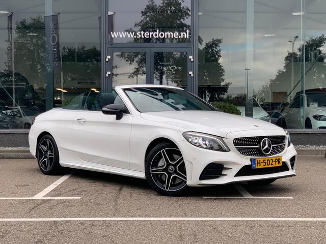 Mercedes-Benz C-KLASSE Cabrio 300 Premium AMG Plus Pack l 259 PK l Memory pakket l MULTIBEAM LED l Aircap & Airscarf l MBUX l Head Up l 360 gr Camera l BURMESTER l Stoelverwarming l Sfeerverlichting l Alarm 3 l Tempomaat l Nightpakket l Spiegel pakket l Nederlands geleverd l De