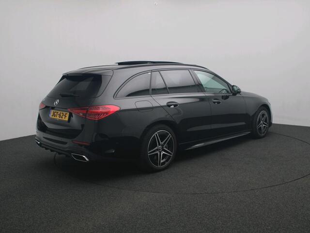 Mercedes-Benz C-KLASSE Estate 300 e Business Solution AMG AMG Line | Night Pakket | Panorama Schuif-Kanteldak | Parkeerpakket met 360°-camera | Alarm Klasse 3. Inclusief 24 maanden Mercedes-Benz Certified garantie voor Europa.