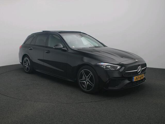 Mercedes-Benz C-KLASSE Estate 300 e Business Solution AMG AMG Line | Night Pakket | Panorama Schuif-Kanteldak | Parkeerpakket met 360°-camera | Alarm Klasse 3. Inclusief 24 maanden Mercedes-Benz Certified garantie voor Europa.