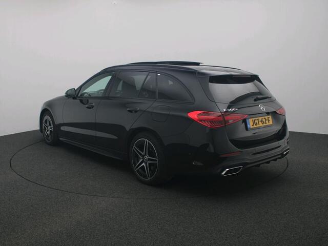 Mercedes-Benz C-KLASSE Estate 300 e Business Solution AMG AMG Line | Night Pakket | Panorama Schuif-Kanteldak | Parkeerpakket met 360°-camera | Alarm Klasse 3. Inclusief 24 maanden Mercedes-Benz Certified garantie voor Europa.
