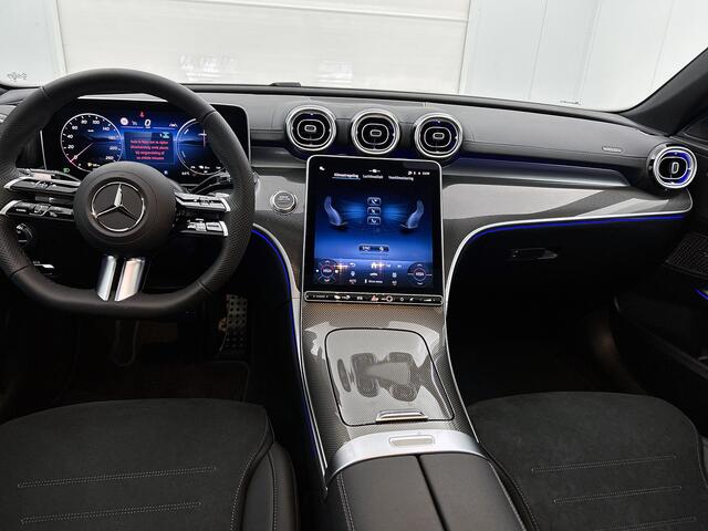 Mercedes-Benz C-KLASSE 300 e Business Solution AMG | Panoramadak | Trekhaak | 360° camera | Nightpakket | Multispaaks velgen | Inclusief 24 maanden MB Certified garantie voor Europa.