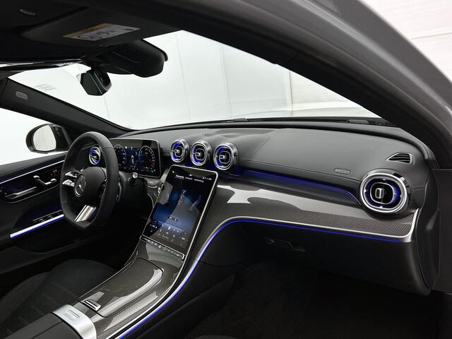 Mercedes-Benz C-KLASSE 300 e Business Solution AMG | Panoramadak | Trekhaak | 360° camera | Nightpakket | Multispaaks velgen | Inclusief 24 maanden MB Certified garantie voor Europa.