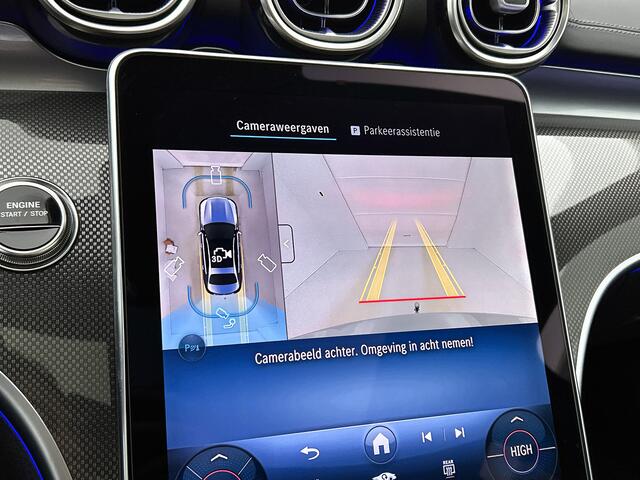 Mercedes-Benz C-KLASSE 300 e Business Solution AMG | Panoramadak | Trekhaak | 360° camera | Nightpakket | Multispaaks velgen | Inclusief 24 maanden MB Certified garantie voor Europa.