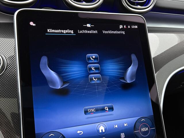 Mercedes-Benz C-KLASSE 300 e Business Solution AMG | Panoramadak | Trekhaak | 360° camera | Nightpakket | Multispaaks velgen | Inclusief 24 maanden MB Certified garantie voor Europa.