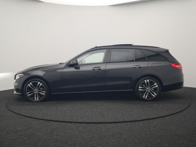 Mercedes-Benz C-KLASSE Estate 300 e Avantgarde 313pk Dealer O.H | Trekhaak Af Fabriek | Panodak | Adaptive Cruise | 360 Camera | Digital LED | Lederen Sportstoelen Memory & Ventilatie | Keyless | Apple Carplay | Stoelverwarming | Pilot Assist | Stuurverwarming | Virtual | Sfeer