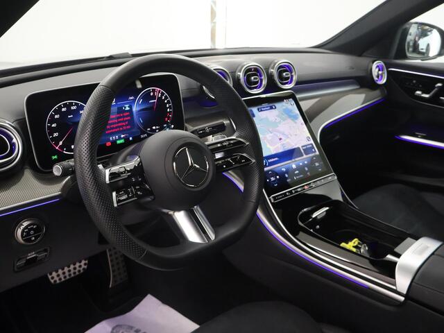 Mercedes-Benz C-KLASSE 300e Business Solution AMG | Panoramaschuifdak | Trekhaak | DIGITAL LIGHT | Nightpakket | dodehoekassistent | 360° camera |